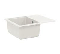 vidaXL Sink White 560 x 460 mm 80% Quartz and 20% Resin