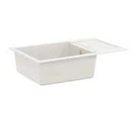 vidaXL Sink White 780 x 500 mm 80% Quartz and 20% Resin