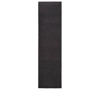 vidaXL Sisal Scratch Rug for Cat Post - Black Cat Scratching Mat with Anti-slip Function, Cover for Cat Trees, Boards and Furniture, Easy-care, Indoor Use