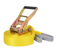 vidaXL Slackline 15 m x 50 mm 150 kg Yellow Balance Training Rope Beginner