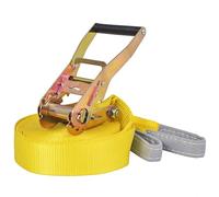 vidaXL Slackline 15 m x 50 mm 150 kg Yellow Balance Training Rope Beginner