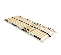 vidaXL Slatted Bed Base Brown 80 x 190 cm Solid Beech Wood, Modern Bed Frame, Rectangular Design, Durable Slatted Base, Ergonomic Support, Strong Mattress Holder for Bedroom Furniture