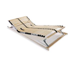 vidaXL Slatted Bed Base with 28 Slats 7 Zones 70x200cm Furniture Accessory