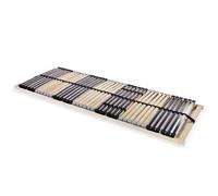 vidaXL Slatted Bed Base with 42 Slats 7 Zones 90x200cm Frame Home Bedroom