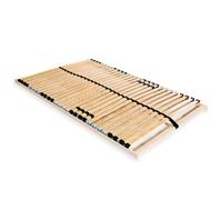 vidaXL Slatted Bed Base with 28 Slats 7 Zones 100x200 cm (246446), Brown