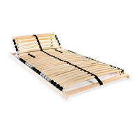 Vidaxl Slatted Bed Base Without Mattress With 28 Slats 7 Zones 80X200 Cm