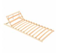 vidaXL Slatted Bed Base with 13 Slats Adjustable Head 70x200 cm Bed Frame