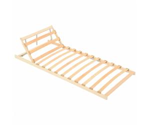 vidaXL Slatted Bed without Mattress Base Adjustable Head 70x200cm