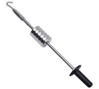 vidaXL Slide Hammer with Hook Rustproof Heavy Duty Manual Dent Puller Car Repair Tool Hand Tool Paintless Dent Removal 65cm Carbon Steel