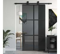 Interior Door Inner Internal Door Panel Tempered Glass and Aluminium vidaXL