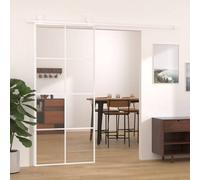 Vidaxl Sliding Door Esg Glass And Aluminium 90X205 Cm White