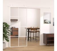Sliding Door Inner Glass Door Sliding Barn Door Aluminium and ESG Glass vidaXL
