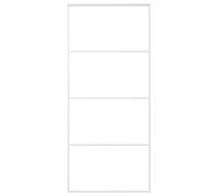 Vidaxl Sliding Door Esg Glass And Aluminium 90X205 Cm White