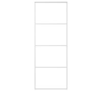 Vidaxl Sliding Door Frosted Esg Glass And Aluminium 76X205 Cm White