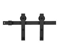 vidaXL Sliding Door Hardware Kit, Barn Door Track for Kitchen Study, Sliding Doo
