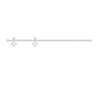 Vidaxl Sliding Door Hardware Kit 183 Cm Steel White