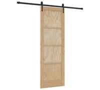 vidaXL Sliding Door ORKDAL 73.5 x 211 cm Solid Pine Wood