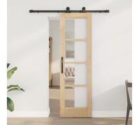 vidaXL Sliding Door ORKDAL Natural 61 x 198.5 cm