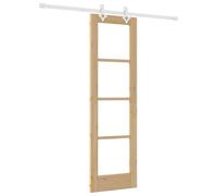 vidaXL Sliding Door with Accessory Set 61 x 198.5 cm Solid Pine Wood