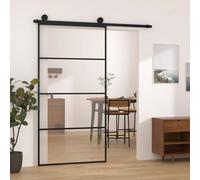 Vidaxl Sliding Door With Hardware Set 102.5X205 Cm Esg Glass&aluminium Sliding Doors