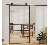 vidaXL Sliding Door with Hardware Set ESG Glass&Aluminium 102x205 cm