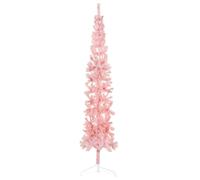 (pink, 240 cm) vidaXL Slim Artificial Half Christmas Tree with Stand Multi Colours/Sizes