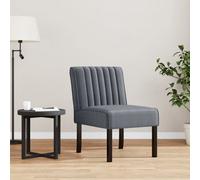 Vidaxl Slipper Chair Dark Grey Velvet
