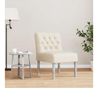 vidaXL Slipper Chair LinenButton Design