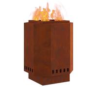 Smokeless Fire Pit Steel Outdoor Fireplace Garden Heater Patio Bowl vidaXL