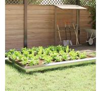 vidaXL Snail Fence 16 pcs Silver 50 x 3.5 x 25 cm Stainless Steel