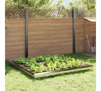 vidaXL Snail Fences 12 pcs Silver Stainless Steel