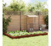 vidaXL Snail Fences 16 pcs Rusty Weathering Steel