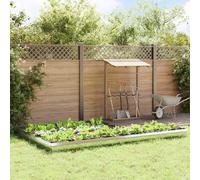 vidaXL Snail Fences 16 pcs Silver Galvanised Steel