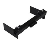 vidaXL Snow Plow Adapter for Lawn Mower Black Outdoor Equipment Snow Clamp