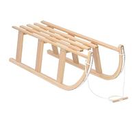 'vidaXL Snow Sledge - Robust Plywood Sleigh, Ideal for Winter Sports, and Snowy Family Outings, Easy Assembly Required, Brown
