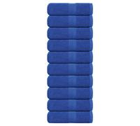 vidaXL Soap Towels 10 pcs Blue 30x30 cm 360 gsm 100% Cotton towel bath towel