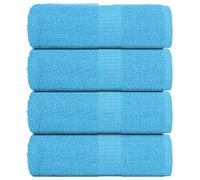 vidaXL Soap Towels 4 pcs Turquoise 30x30 cm 360 gsm 100% Cotton towel