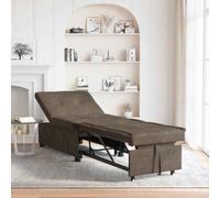 vidaXL Sofa Bed Army green 67 x 194 x 38 cm Faux suede leather