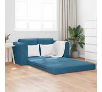 vidaXL Sofa Bed Blue 148 x 71 x 83 cm Velvet