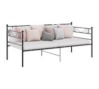 vidaXL Sofa Bed Frame Black Metal 90x200 cm 03 UK HOT