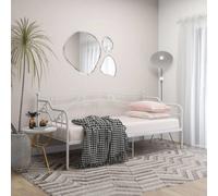 Vidaxl Sofa Bed Frame Without Mattress White Metal 90X200 Cm