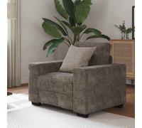 Vidaxl Sofa Chair With Cushion Dark Grey Faux Leather