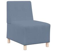 vidaXL Sofa Chair Without Armrest Blue 55cm Corduroy Fabric, Single Sofa, Sofa Comfort, TV Chair, Sofa, Sofa Seating, Relax Sofa, Leisure Sofa Chair
