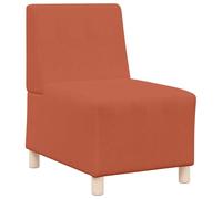 vidaXL Sofa Chair Without Armrest Red Orange 55cm Corduroy Fabric, Single Sofa, Sofa Comfort, TV Chair, Sofa, Sofa Seating, Relax Sofa, Leisure Sofa Chair