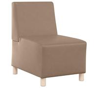 vidaXL Sofa Chair without Armrests Cappuccino Brown 55 cm Faux Leather, Sofa Chair, TV Chair, Recliner Chair, Single Sofa, Relaxing Sofa, Living Room Armchair, Living Room Sofa