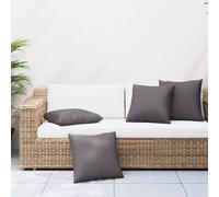 vidaXL Sofa Cushions 4 pcs Anthracite 50x50 cm Fabric