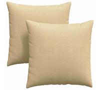 vidaXL Sofa Pillows 2 pcs Grey Green 60 x 60 cm Corduroy Fabric, Luxurious Living Room, Modern Decor, Removable Covers, Soft Plush Pillows, Velvety Cushions, Chic Lounge Accents, Indoor Textiles