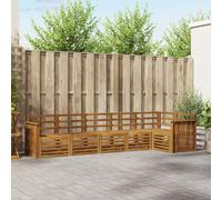 vidaXL Sofa Sets 6 pcs Natural Solid Acacia Wood