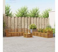 Outdoor Sofa Set 9 pcs vidaXL