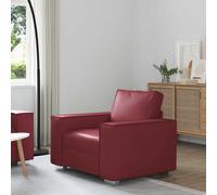 vidaXL Sofa Wine Red 99 x 78 x 84 cm Fabric
